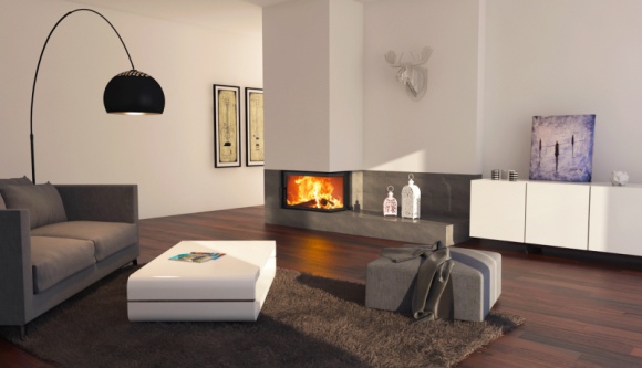 Kominek w salonie – aranżacje dla domu jednorodzinnego